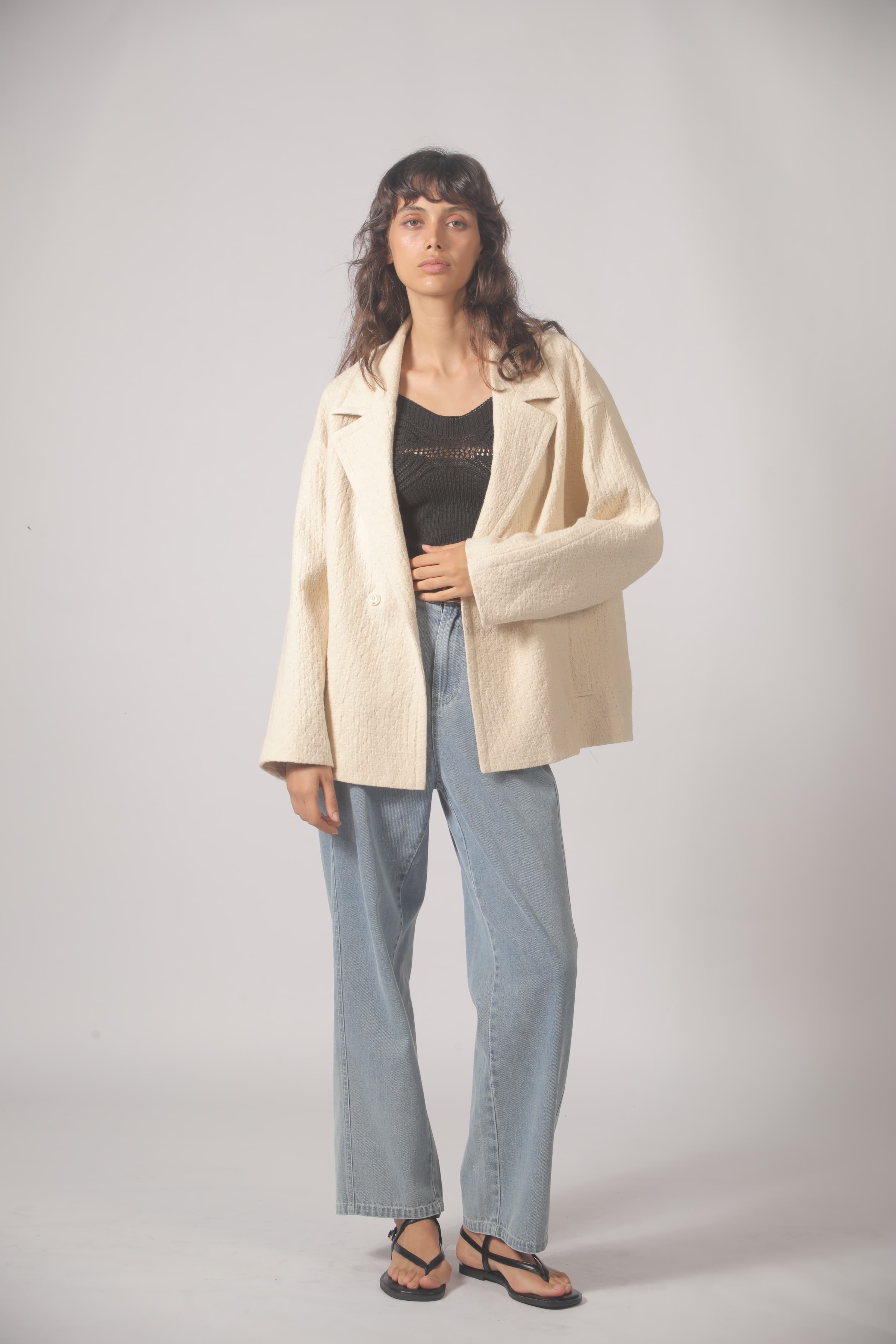 Veste casual en coton