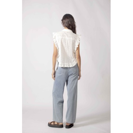 Top bodé à volants