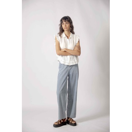 Top bodé à volants