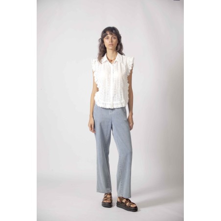 Top bodé à volants