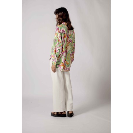 Chemise imprimée paisley
