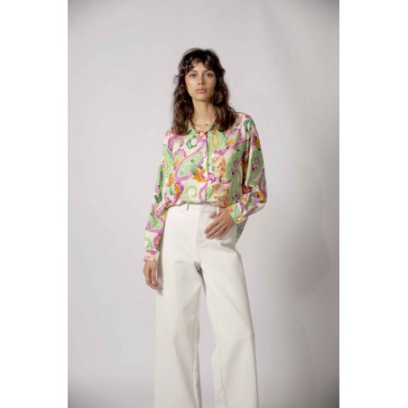Chemise imprimée paisley
