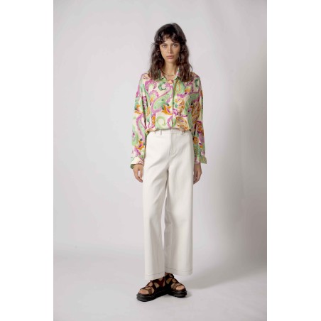 Chemise imprimée paisley