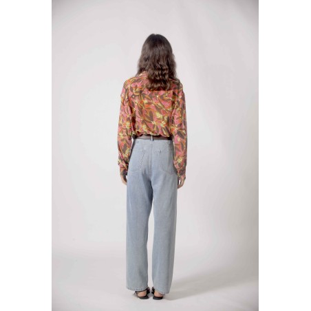 Chemise imprimé végétale