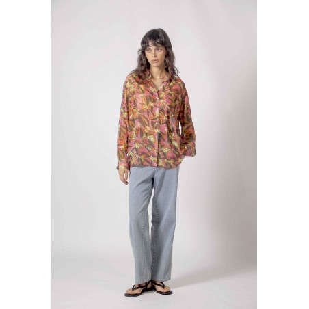 Chemise imprimé végétale