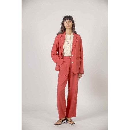 Pantalon droit à poches