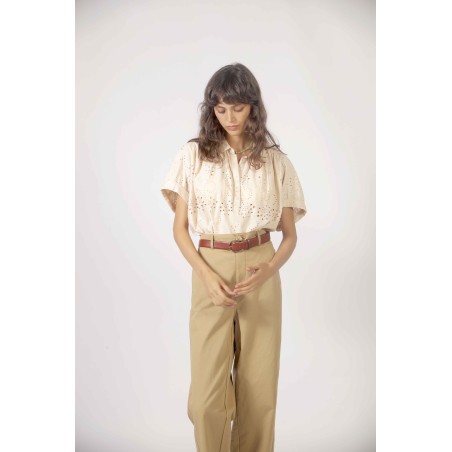 Top broderie anglaise