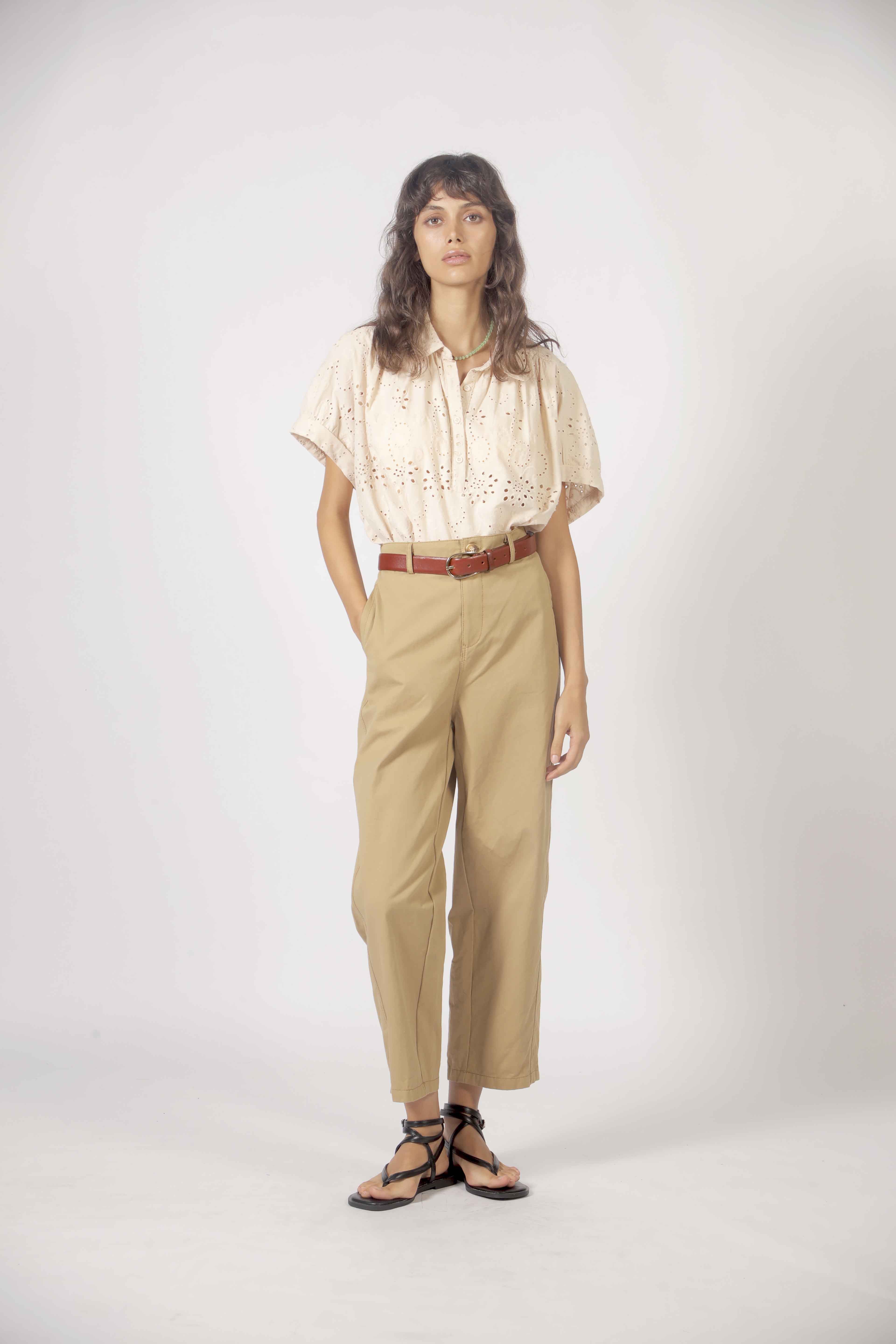 Top broderie anglaise