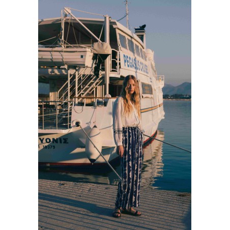 pantalon fluide imprimé