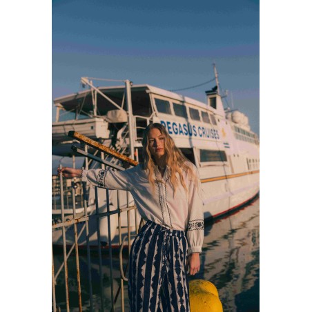 pantalon fluide imprimé