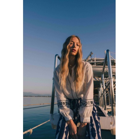 pantalon fluide imprimé