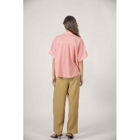 Top manches courtes rayé