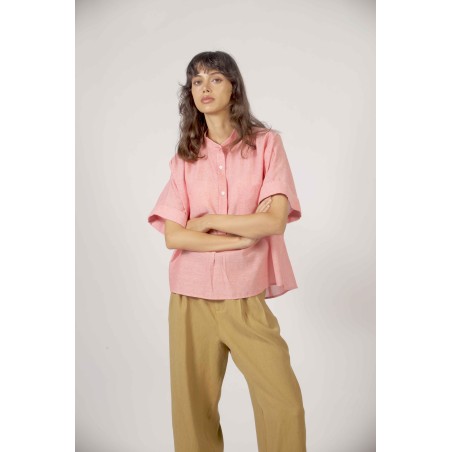 Top manches courtes rayé