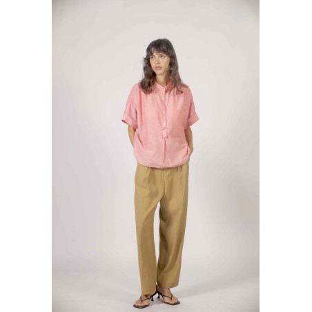 Top manches courtes rayé