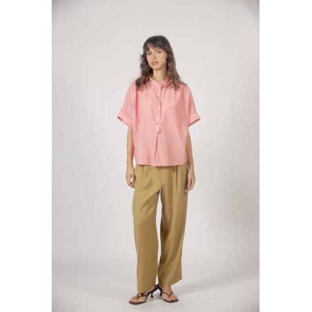 Top manches courtes rayé