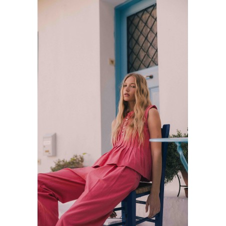 Pantalon droit coton