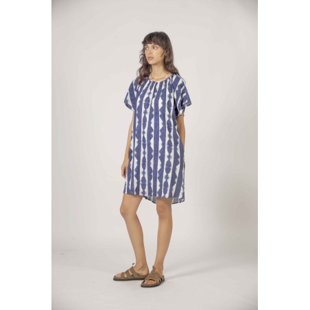 Robe imprimée ikat
