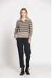 Pull en maille à rayures