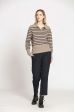 Pull en maille à rayures
