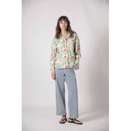 Chemise à imprimé floral