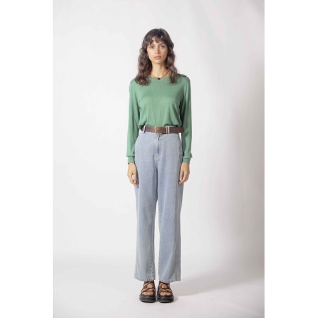 Pull fin manches longues