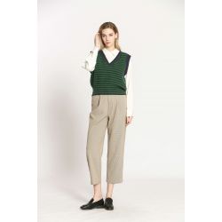 Pull en maille à rayures