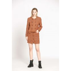 Veste à boutonnage croisé texture