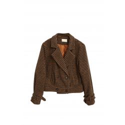 Veste à boutonnage croisé texture