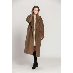 Manteau long à bontonnage
