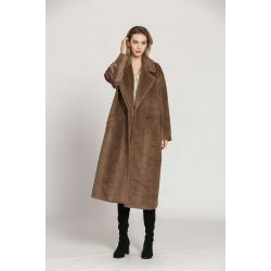 Manteau long à bontonnage