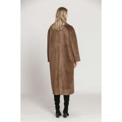 Manteau long à bontonnage