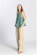 Blouse imprimé fleuri col v