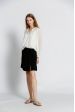 Blouse uni col v