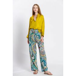 Blouse uni col v