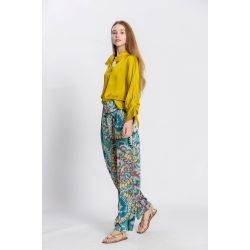 Blouse uni col v