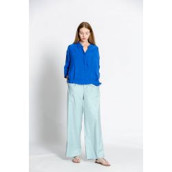 Blouse uni col v