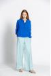 Blouse uni col v