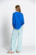 Blouse uni col v