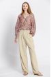 Blouse imprimé col v