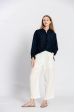 Blouse col v