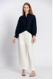 Blouse col v