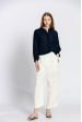 Blouse col v