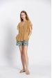 Blouse uni col v