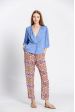 Blouse uni col v