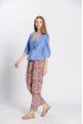 Blouse uni col v