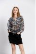 Blouse imprimé col v