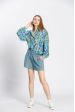 Blouse imprimé col rond