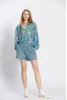 Blouse imprimé col rond