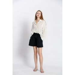 Chemisier imprimé col chemise