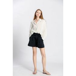 Chemisier imprimé col chemise